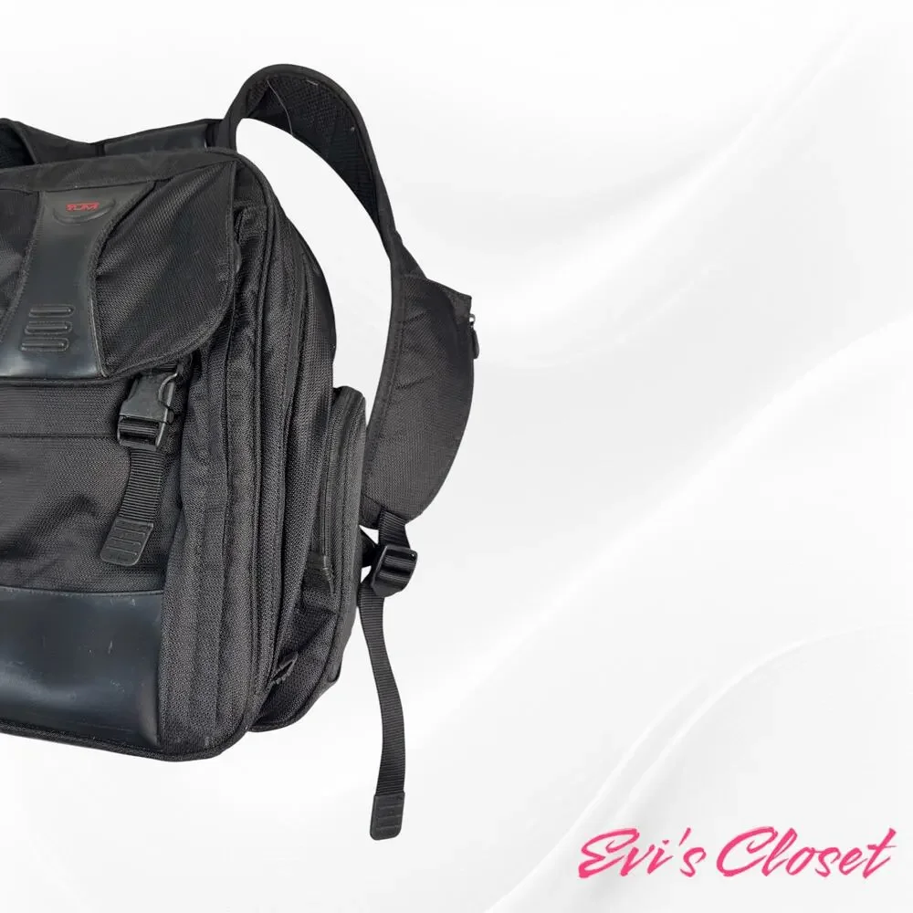 Authentic Tumi Free Style 520 C Ballistic Nylon Black Laptop Backpack Y2K